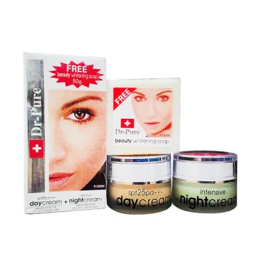 Dr Pure Original Paket Whitening Cream Plus Sabun