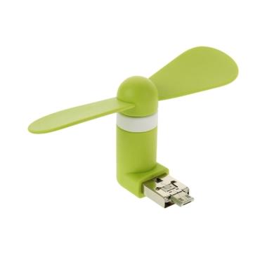 Mini Fan USB OTG Kipas Angin Portable - Hijau