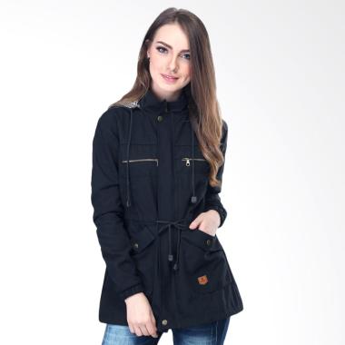 Sognoleather SIP381 Hoodie Jacket Wanita - Hitam