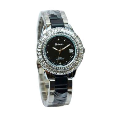 Tetonis T952 Jam Tangan Wanita - Silver Black