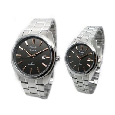 Alexandre Christie 8514 Silver Black Couple