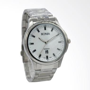 Bonia Rosso Jam Tangan Pria - Silver Putih BNB10096-1352 Silver