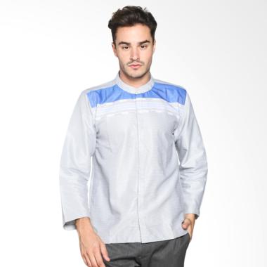 Cardinal Casual Reguler Kemeja Koko - Gray FAHX006 04B