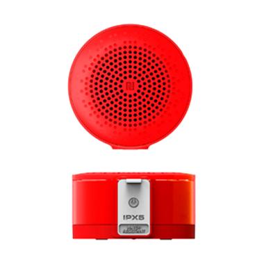 Auluxe X3 NFC Jello Portable Bluetooth Speaker - Red Merah
