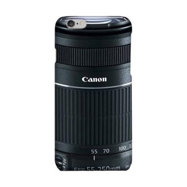 Indocustomcase Lensa Canon DSLR Cov ... sing for iPhone 6 - Black