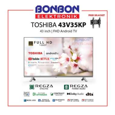 Toshiba LED TV 43 Inch 43V35KP SMART ANDROID 43V35P FHD