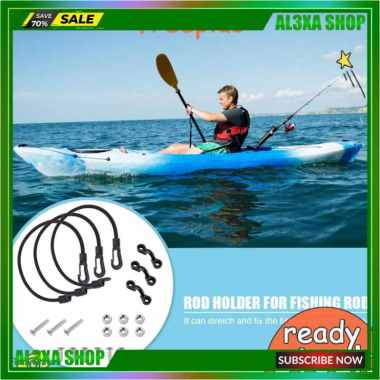 Tali Bungee Elastis Dgn Kait Perahu Kayak Kano