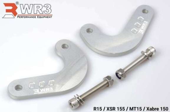 Lowering Kit Yamaha Vixion R15 Xabre MT15 XSR 155 WR3 Silver