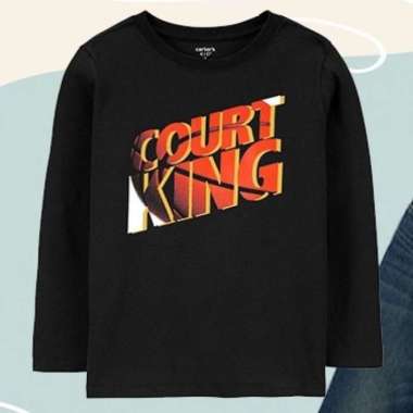 Kaos King Anak Laki-Laki Lengan Panjang 5 - 13 Tahun . Tshirt Karakter Import . SN-71 11