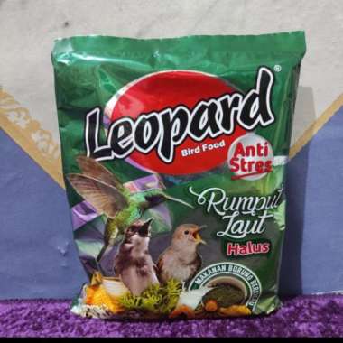 pur burung leopard hijau halus
