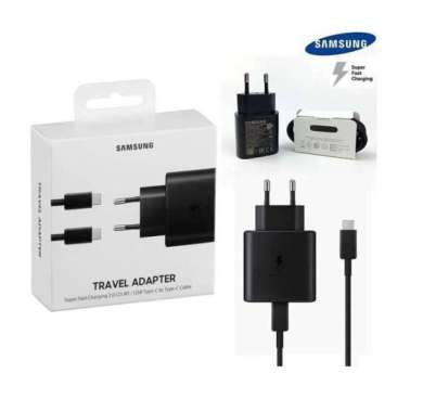 Charger samsung 25w super fast charging Hitam