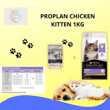 Proplan Chicken Kitten 1kg/Makanan Kucing Chicken Kitten 1kg
