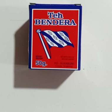 Teh Bendera bubuk kotak 50gr