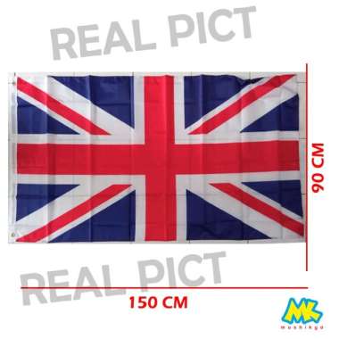 Bendera Inggris / Union Jack / British Flag Besar 90x150cm