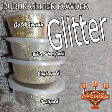 Glitter warna warni 1kg bubuk gliter warna untuk slime/henna/kosmetik bright gold