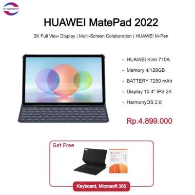 HUAWEI MatePad 10.4 2022 New | 4/128GB | 2K Full View Display