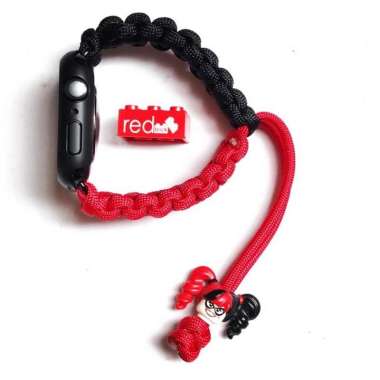 LEGO Harley Quinn with Adjustable Paracord Strap for Apple Watch