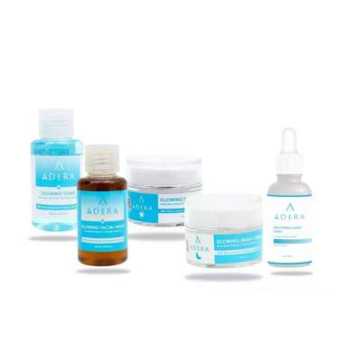 Paket Skincare Adera, Cream Adera, Serum Adera, Facial Wash Adera, Toner Adera Original Asli 1paket + Serum Acne