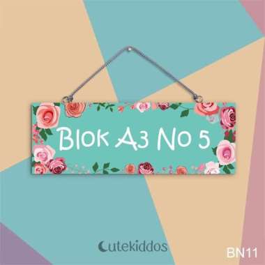 Wall Decor Pajangan Hiasan Dinding Rumah Shabby Chic Nomor Rumah