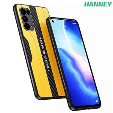CASE FASHION OPPO A52 / A92 COVER CARBON FIBER PROTECTION PHONSEL OPPO A92 Kuning