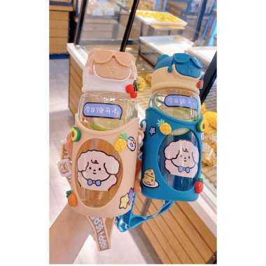 OEM ONE-C731 C732 Botol Minum Anak Sedotan Motif Boneka Kacamata 700ML / Tumbler Minum Anak Motif Ka
