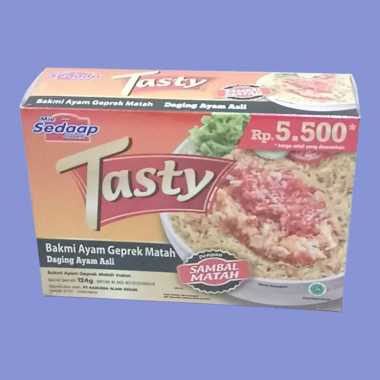 Promo Harga Sedaap Tasty Bakmi Ayam Geprek Matah 124 gr - Blibli