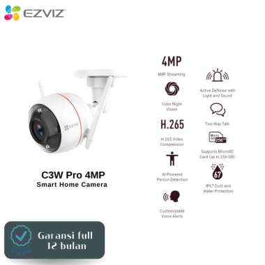 IP Camera CCTV Outdoor Ezviz C3W Pro 4MP Kamera Outdoor