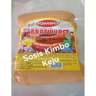 Sosis Sapi Mini Kimbo Bratwurst Keju 10Pcs