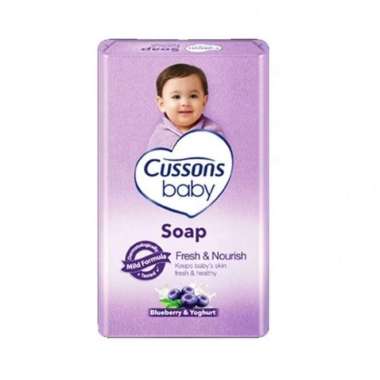Cussons Baby Soap Sabun mandi bayi 75 gram Sabun Batang Bar Soap Fresh & Nourish