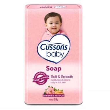 Cussons Baby Soap Sabun mandi bayi 75 gram Sabun Batang Bar Soap Soft & Smooth