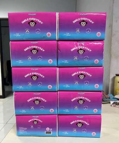 Tisu TITA SOFT 250 sheet 2 ply - Tisu wajah halus - 1 DUS ISI 40 PCS