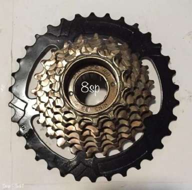 sproket freewheel gear 8 speed Ulir drat megarange 13 - 34 t