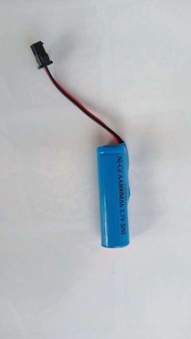 Baterai Cas Ni-CD AA Soket Hitam Untuk Remote Control 3,7Volt 800mAh