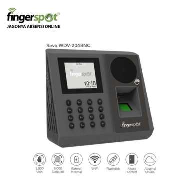 FINGERSPOT REVO WDV-204BNC - MESIN ABSEN SIDIK JARI