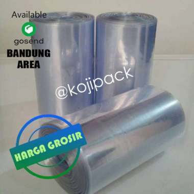 Plastik PVC Shrink Wrap Segel Roll 250gram ukuran kecil sedang 6cm 8cm 9cm 10cm 11cm 12cm 13cm 14cm