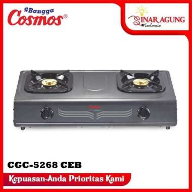 KOMPOR GAS COSMOS 2 TUNGKU CGC 5268 CEB / CGC5268 CEB - GREY