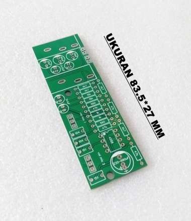 PCB Pre Amp Mic 4558 2 Mic V.2