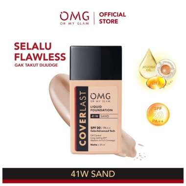 OMG Oh My Glam Coverlast Liquid Foundation 41 W SAND