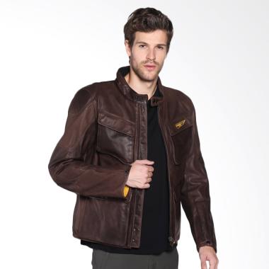 Ducati Scrambler Quattrotasche Jaket Motor - Brown