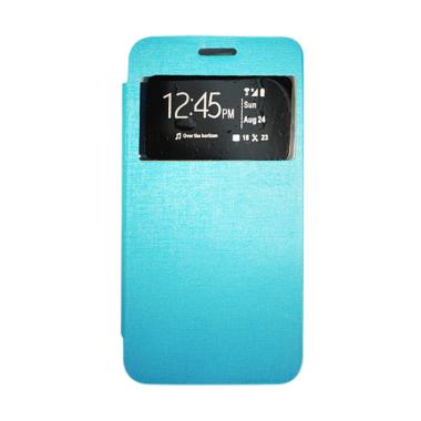 Gea Flip Cover Casing for Samsung Galaxy Ace 3 Duos - Biru Muda