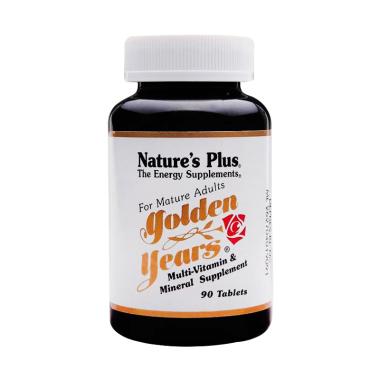 NATURE'S NATURES NATURE PLUS GOLDEN YEARS MULTI VITAMIN NUTRISI ENERGI UNTUK DEWASA LANSIA 90 TABLET