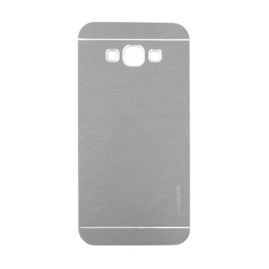 Motomo Metal Hardcase Casing for Samsung Galaxy E7 - Silver