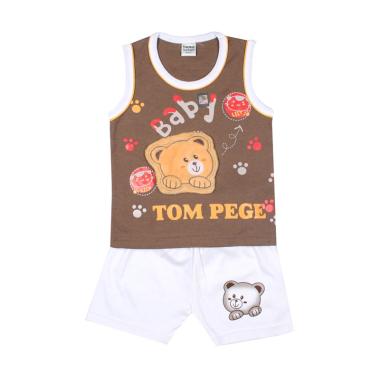 Tompege TP-5797 Setelan Singlet oblong Anak Laki - Coklat