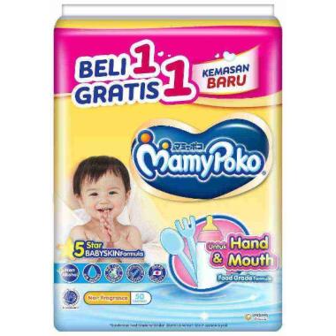 Promo Harga Mamy Poko Baby Wipes Reguler - Fragrance 52 pcs - Blibli