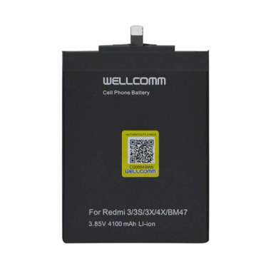 Wellcomm BATTERY DOUBLE IC XIAOMI REDMI 4X, 4X Prime, Redmi 3, 3S, 3S Prime /BM47 Original