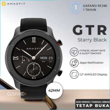 Huami Amazfit GTR 42 Mm Smart Watch Global Versi 12 Hari Baterai GPS 5ATM  Tahan Air|Jam Tangan pintar| - AliExpress