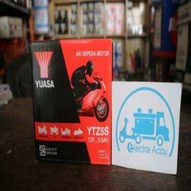Baru Aki motor Honda Revo YTZ5S Yuasa aki kering Diskon