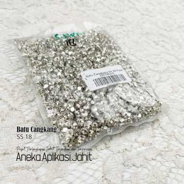 1.440 BIJI DIAMOND CANGKANG / BATU CANGKANG / PAYET CANGKANG PUTIH SS18