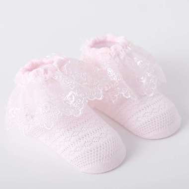 OEM ONE-P92 Kaos Kaki Renda Anak Perempuan Kids Socks Pakaian Bayi Kaos Kaki Bayi Ala Putri Bahan Ka