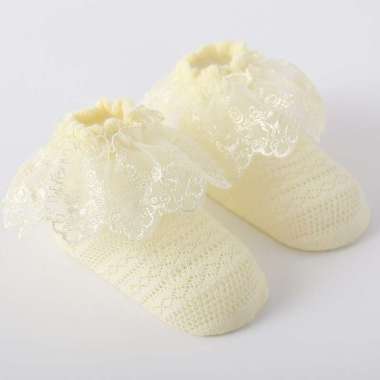 OEM ONE-P92 Kaos Kaki Renda Anak Perempuan Kids Socks Pakaian Bayi Kaos Kaki Bayi Ala Putri Bahan Ka